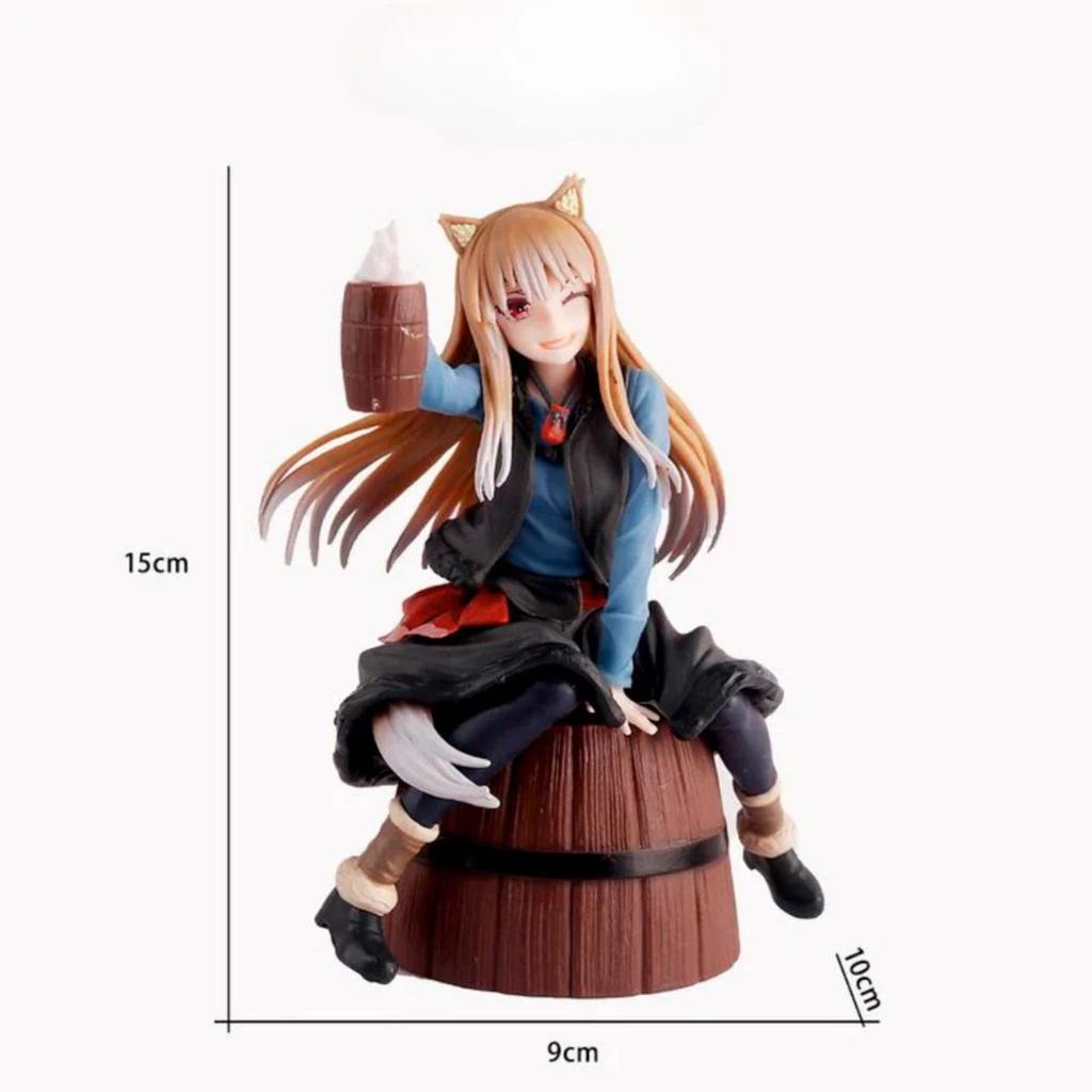 Spice and Wolf – Holo PVC Action Figure Sitting on Barrel (15cm) — photo 3