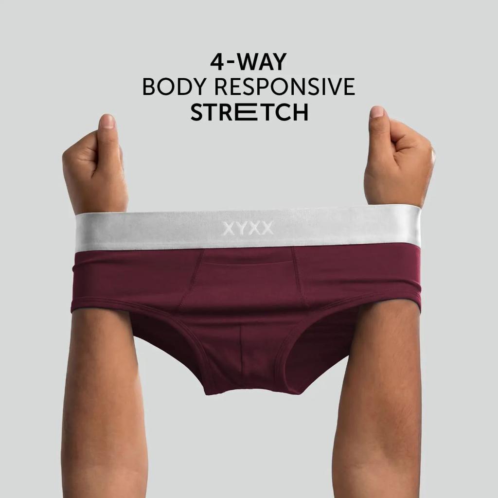 Illuminati Modal Briefs Dark Maroon — photo 5