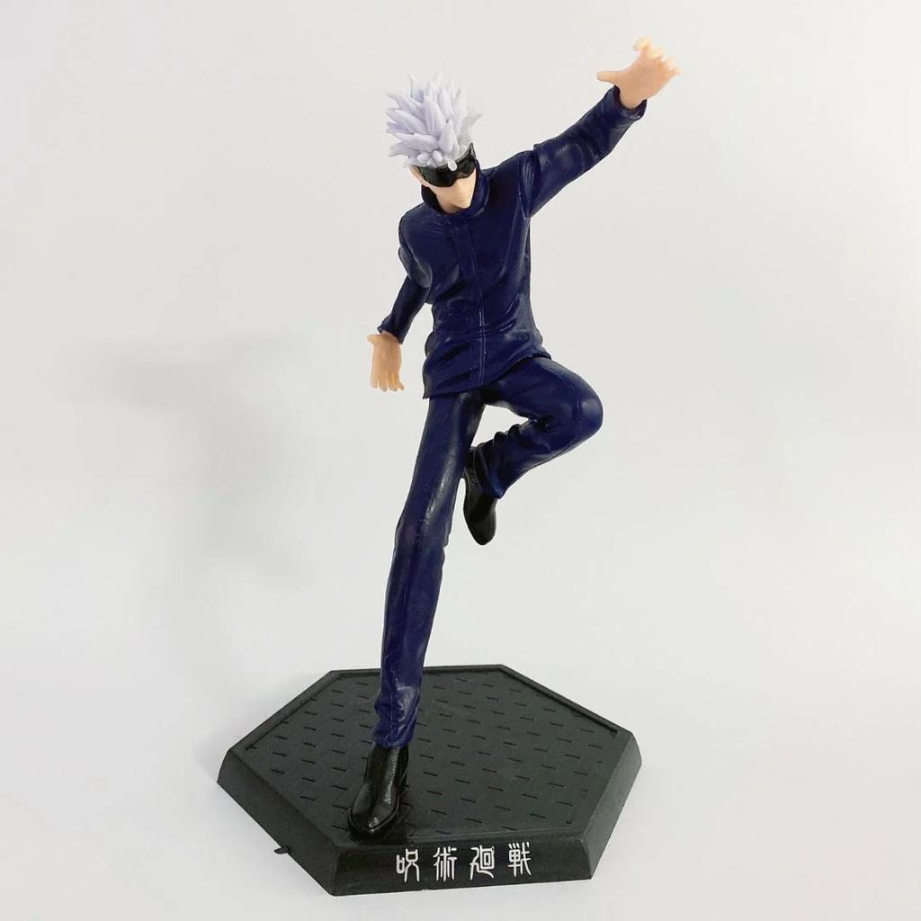 Masked Satoru Gojo Action Figure | Jujutsu Kaisen Collectible — Gojo Jump - With Mask