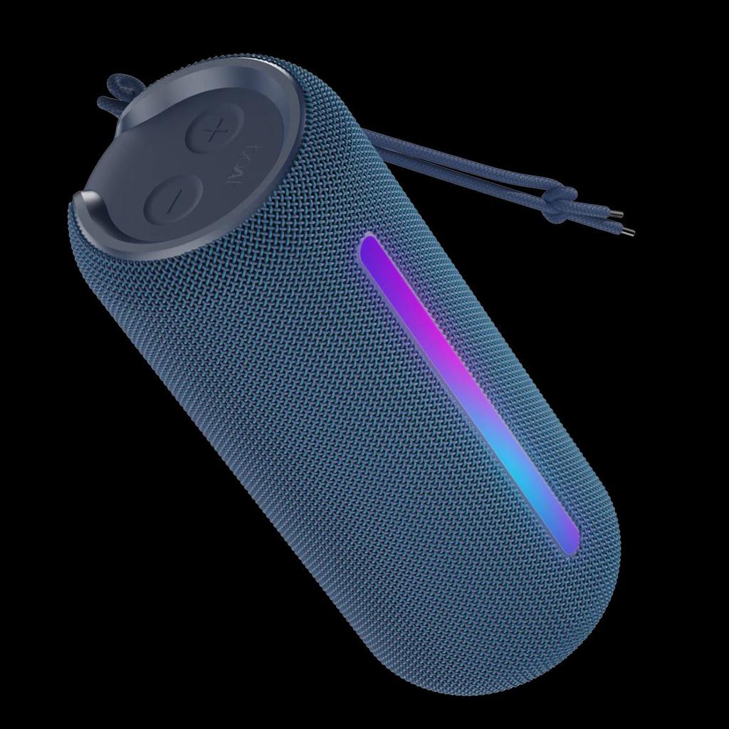 boAt Stone Spinx Pro | Portable Speaker with 20W RMS Sound, 8 Hours Playback, Bluetooth v5.0, Dynamic RGB Lights, IPX4 Rating — Tropical Blue