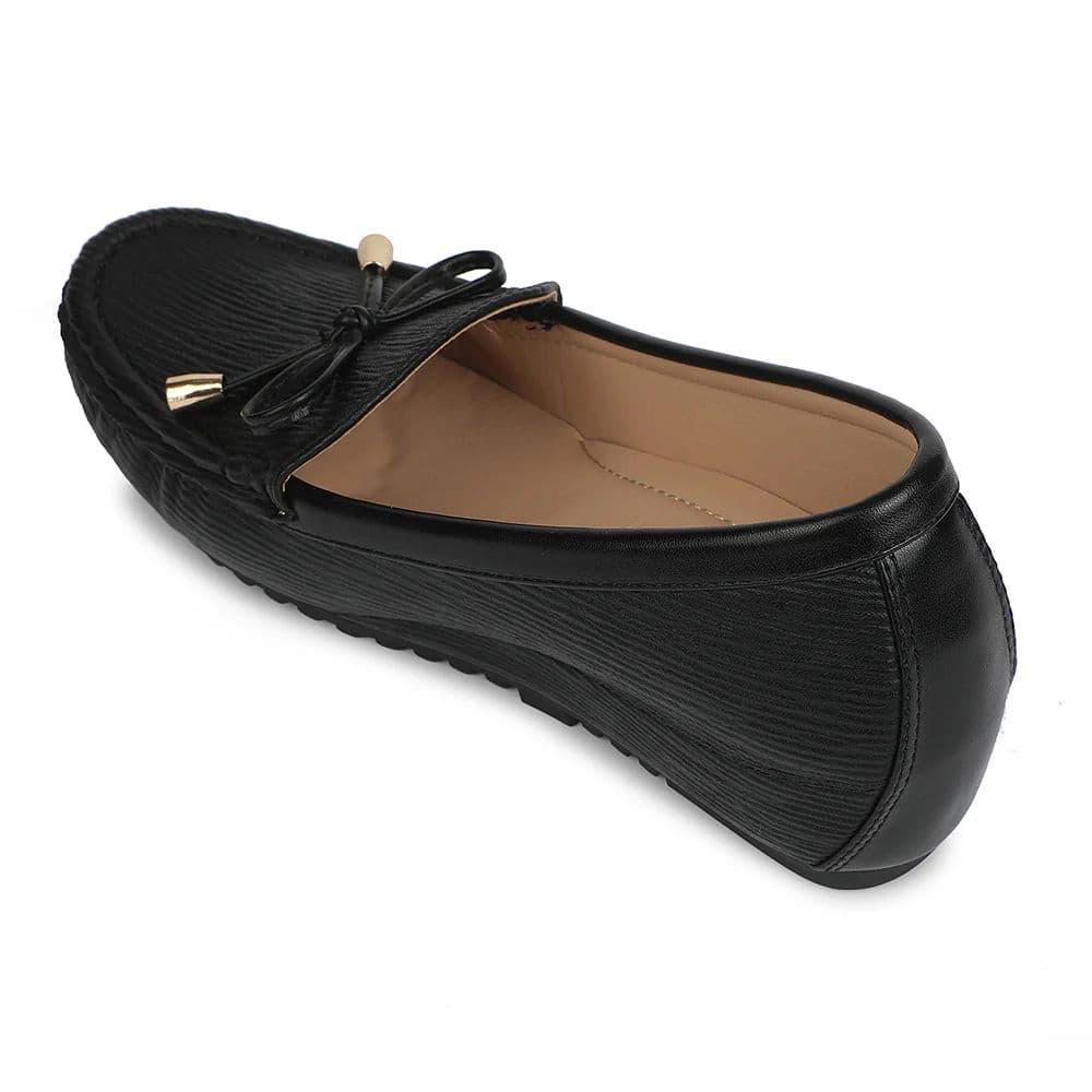 Healers Black Casual Flat Ballerina for Women ZQ-FDBL-18 by Liberty — photo 4