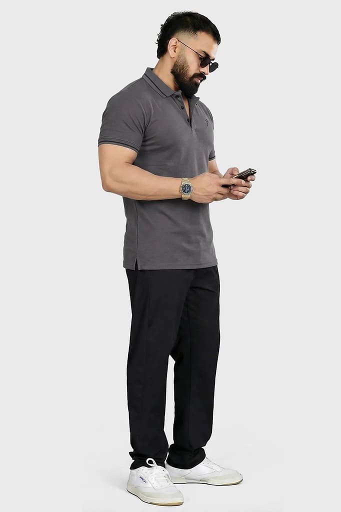Mark Polo T-shirt Dark Grey — photo 2