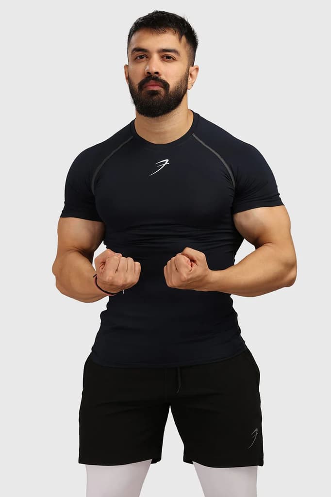 Compression T-shirt Navy — S