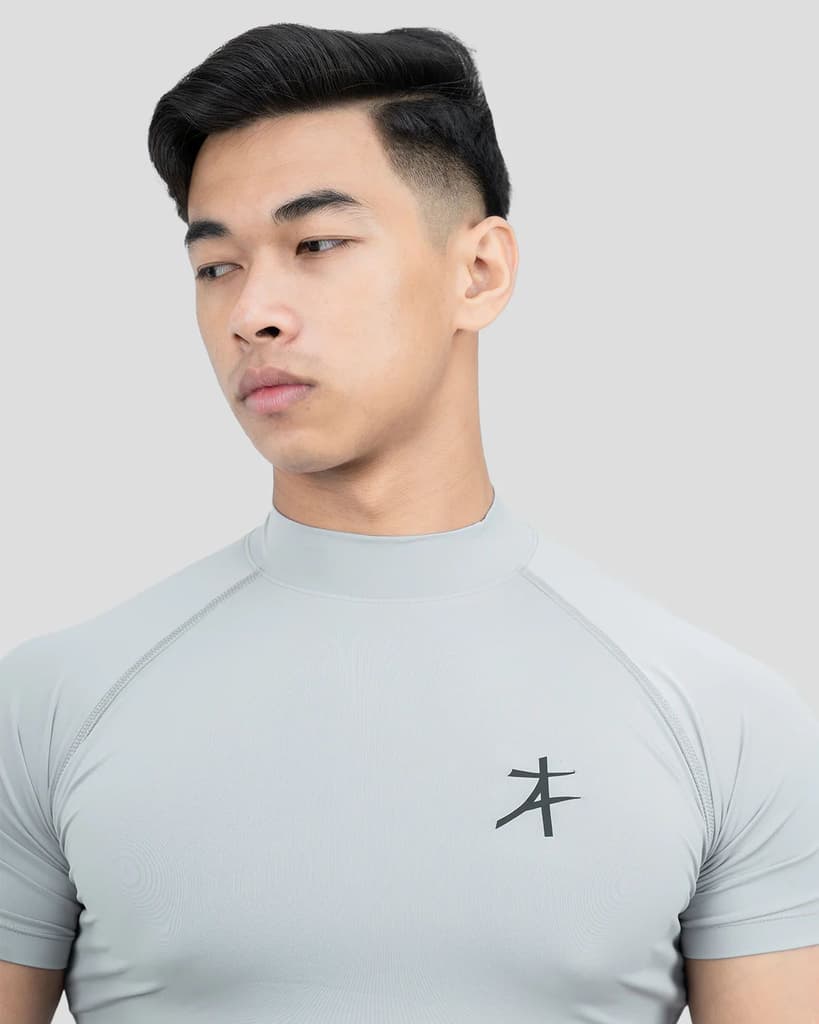 Hustle High Neck Compression T-shirt — photo 5