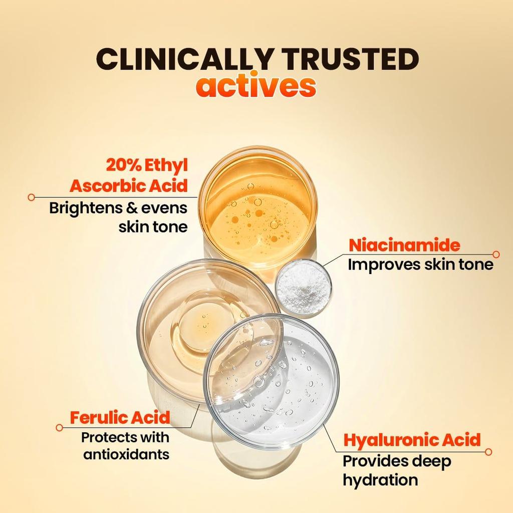 20% Vitamin C Face Serum Radiance Boost & Dark Spot Fading