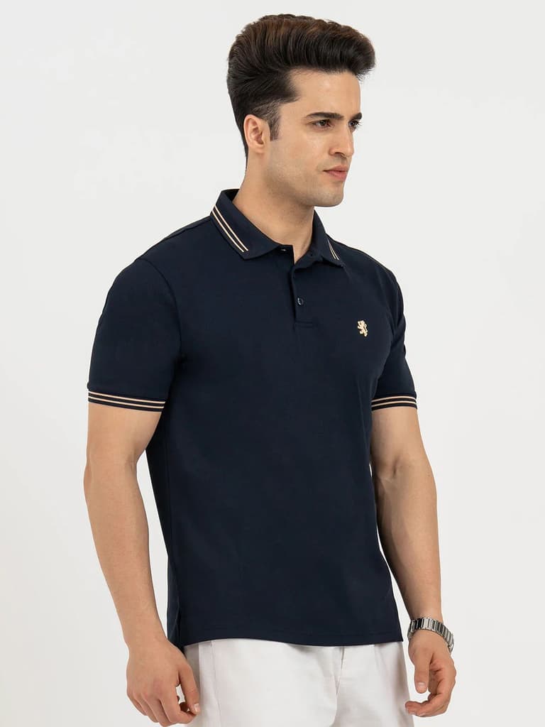 Polo T Shirts for Men in Dark Navy | Classic Polo T Shirts — photo 6