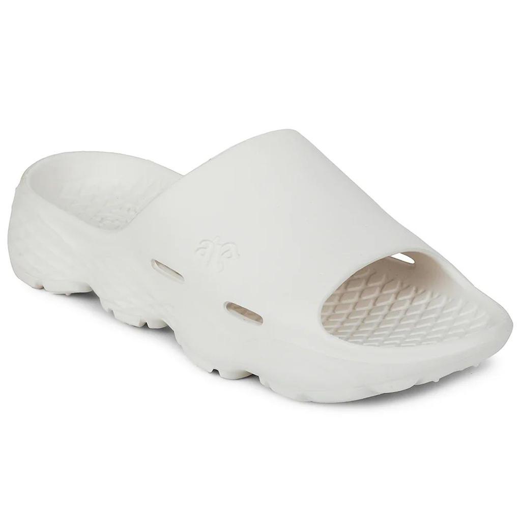 A-HA White Casual Slipper For Men SOFTWALK By Liberty