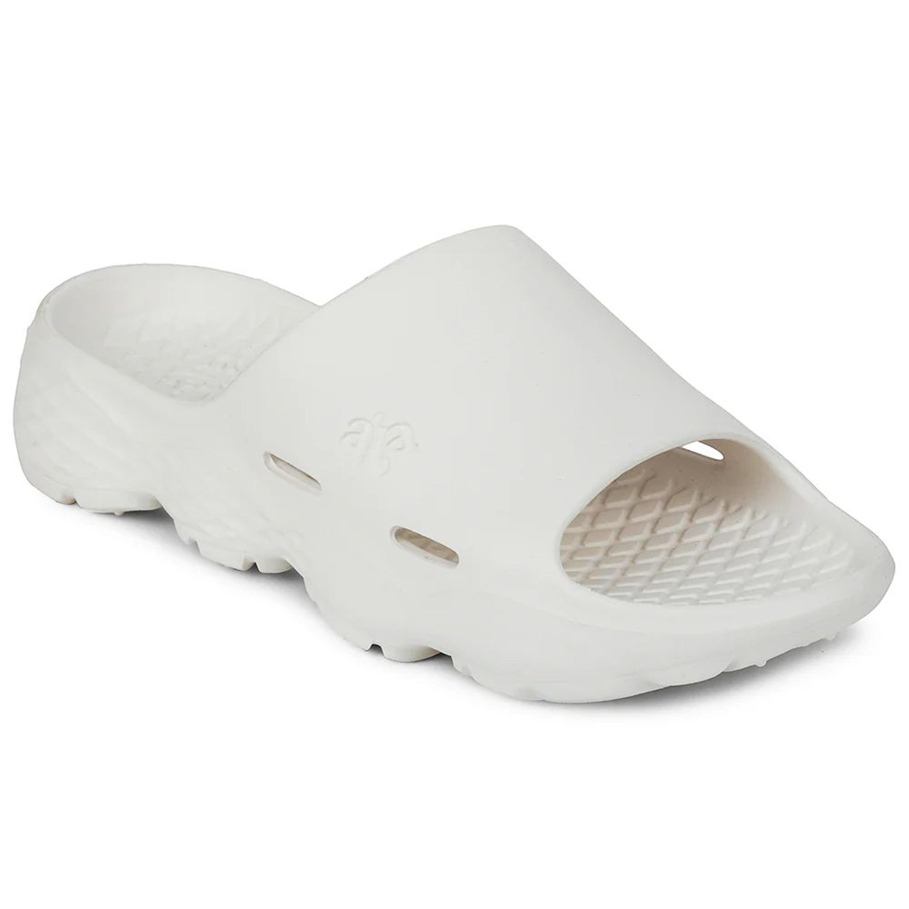 A-HA White Casual Slipper For Men SOFTWALK By Liberty