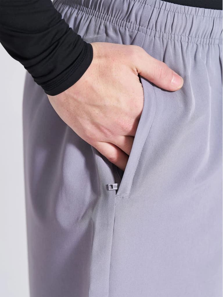 Men's Grey Regular Fit Shorts — photo 4