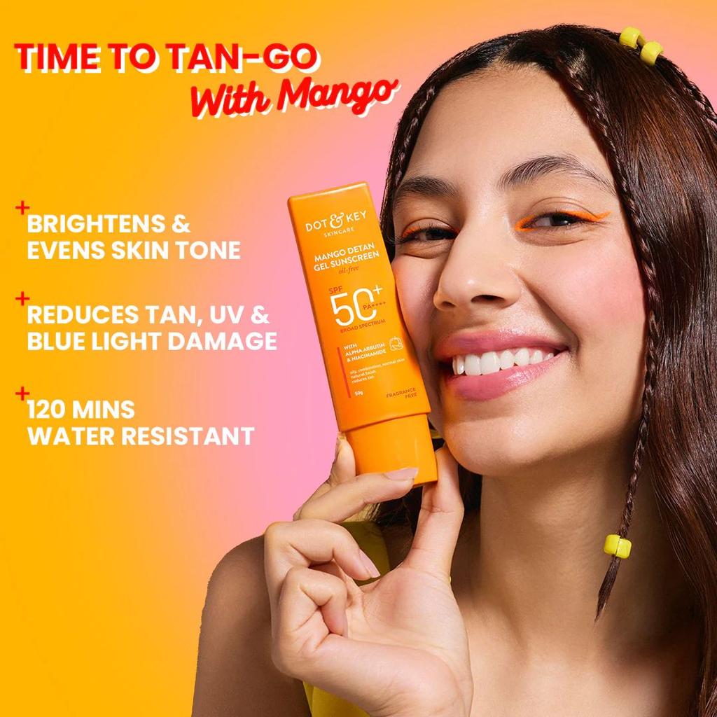 Mango Detan Sunscreen, In-Vivo Tested SPF 50+ PA++++ — photo 4