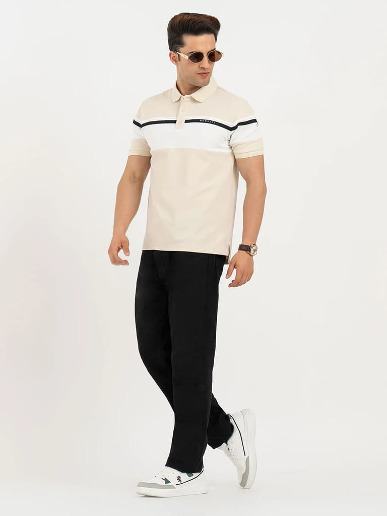 Polo T Shirts for Men in Beige | Classic Polo T Shirts — photo 5