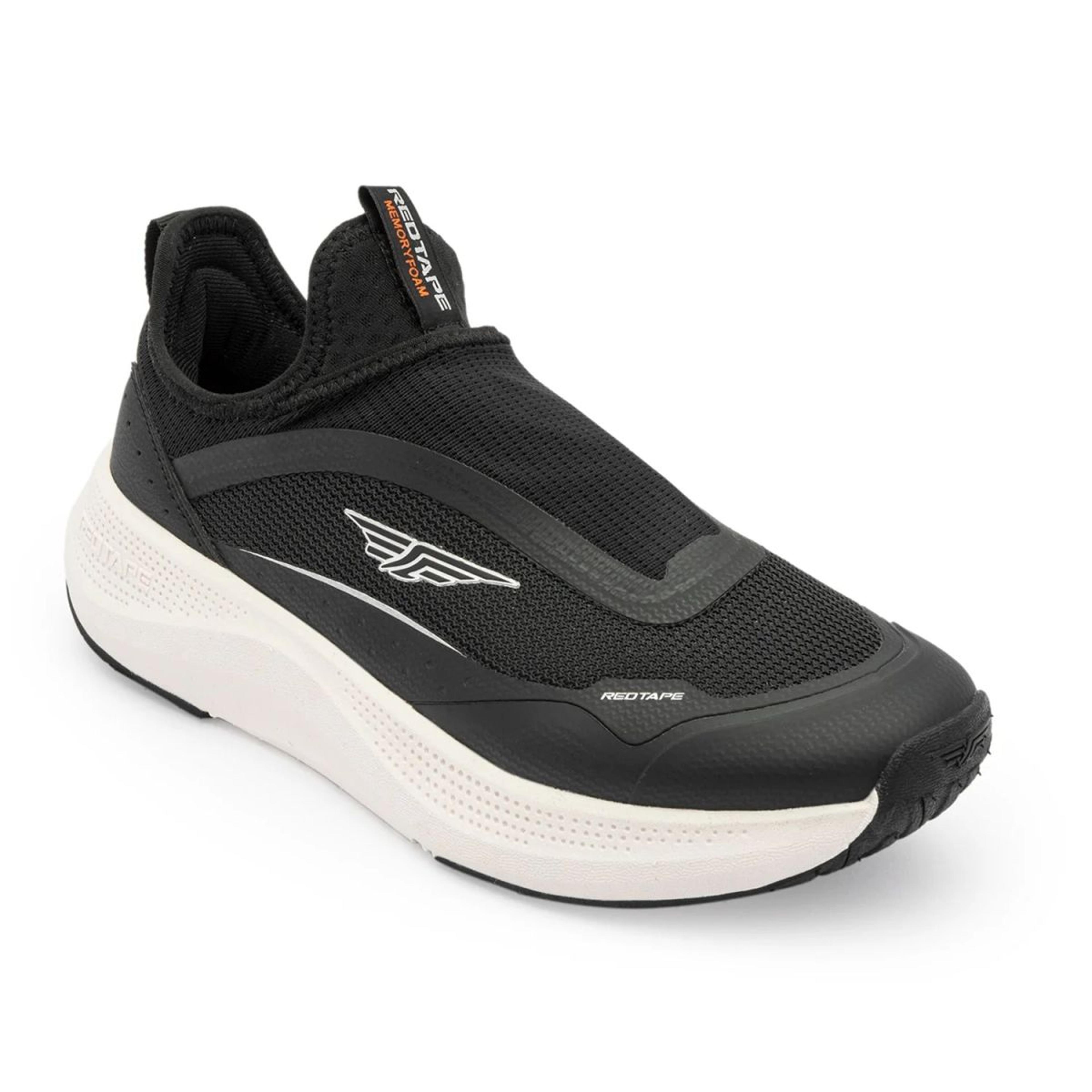 Walking Shoes for Women in Black and White | Slip-On Shoes