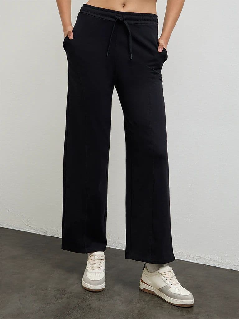 Nuoflexx Black High-Rise Cotton Pants — photo 2