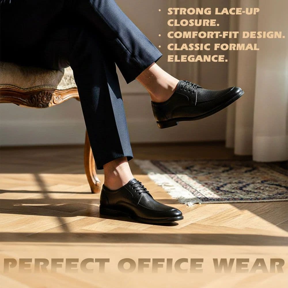 Healers HML-92E Brown Formal Lacing Derby Shoes for Men — photo 3