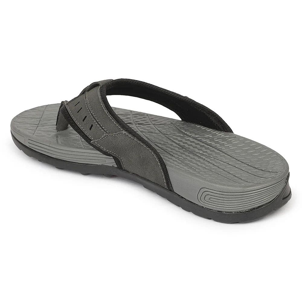 Leap7X VELOCITY-1 EVA Dark Grey Casual Slippers for Men by Liberty — photo 3