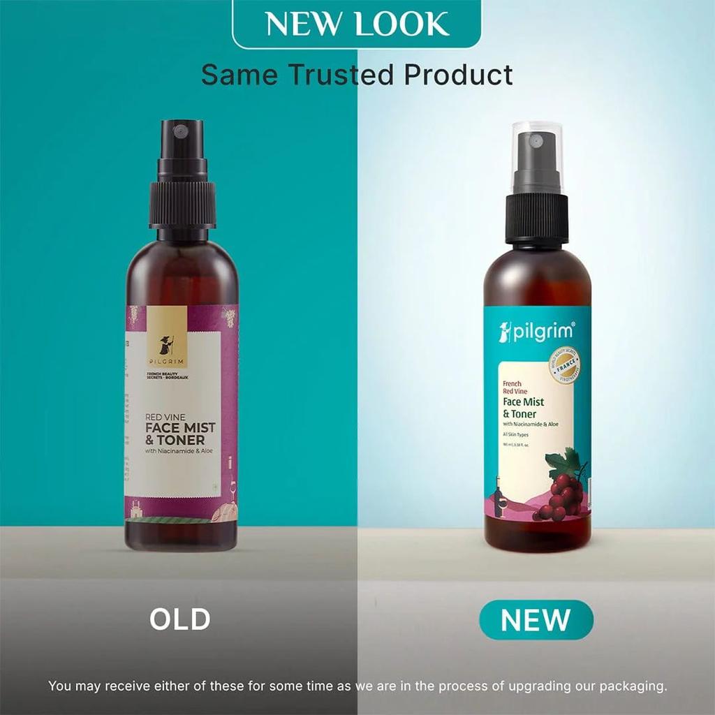 Red Vine Face Mist & Toner with Niacinamide (Vit. B3) & Aloe