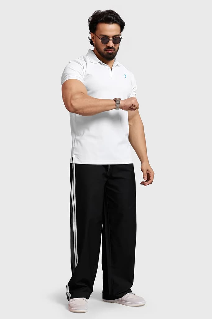 Obsidian Polo T-shirt White — photo 3