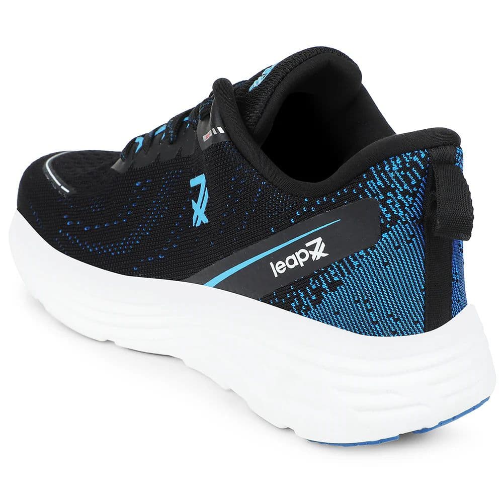 Leap7x Teal Blue Sports Running Shoes For Men GHD-41 By Liberty — photo 4