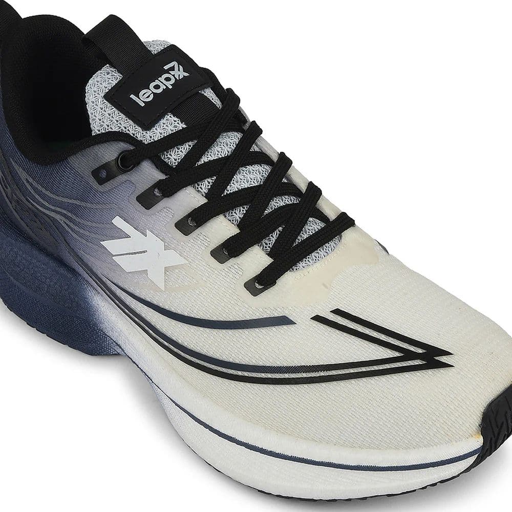 Leap7x Light Grey Sports Lacing Running Shoes For Men XLM-03 By Liberty — photo 4