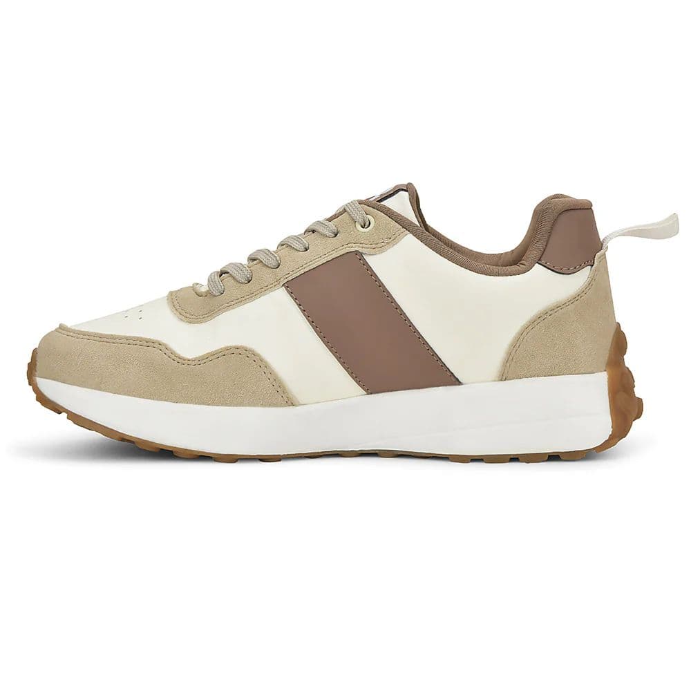 Leap7x Beige Casual Sneakers For Men FRONX-2E By Liberty — photo 3
