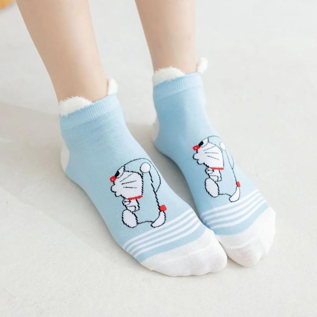 Doraemon Cotton Socks | Soft Breathable Casual Socks — photo 2