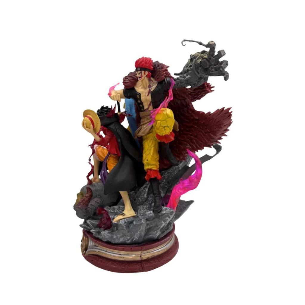 “Three Captains” Collectible Statue (33cm) — Luffy, Law & Kid Wano Country Arc Figure — photo 3