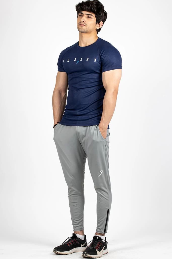 Checks T-shirt Navy — photo 2