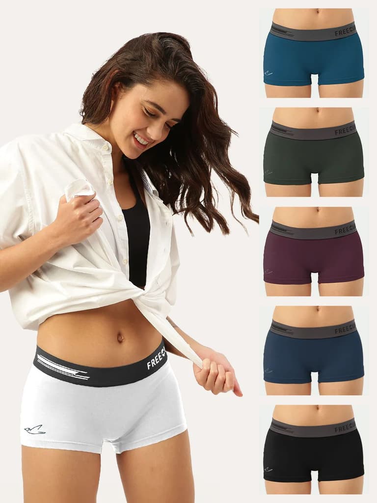 Women's Micro Modal Boy Shorts (Pack of 6) — photo 12