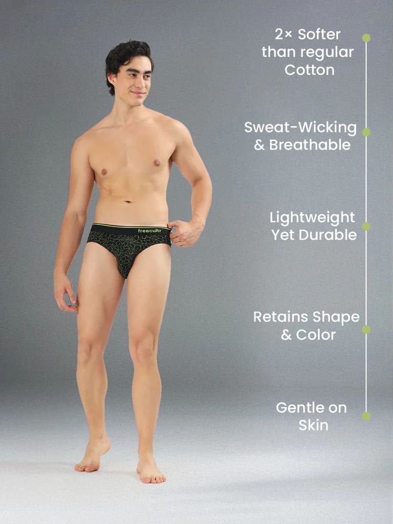 Men's Cotton Printed Briefs (Pack of 3) — photo 8