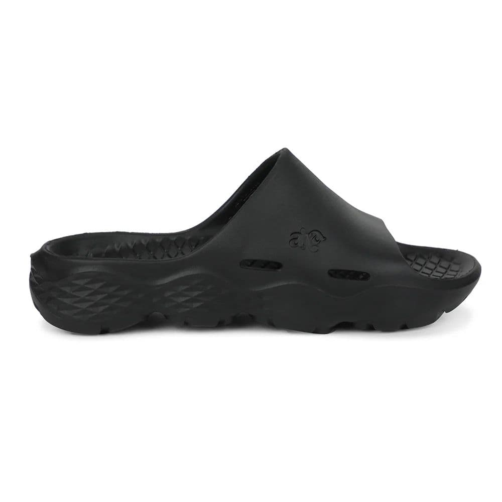A-HA Black Casual Slipper For Men SOFTWALK By Liberty — photo 2