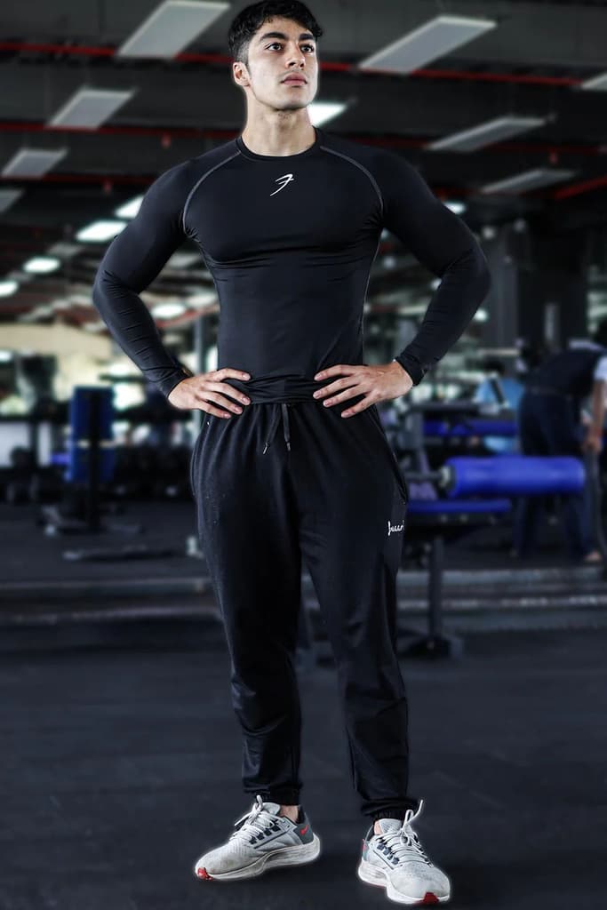 Compression Fullsleeves T-shirt Black — photo 2