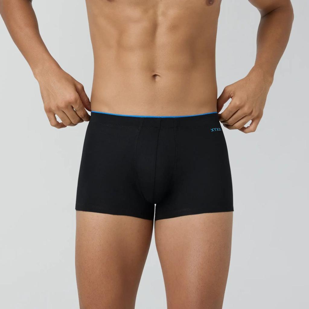 Super Combed Cotton-Modal Trunks - Black Knight — photo 4
