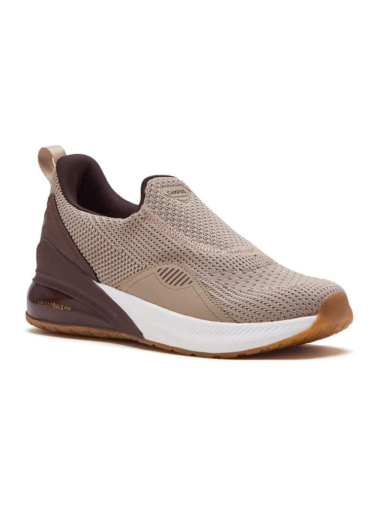 CROWD Beige Men's Walking Shoes — Beige / 6