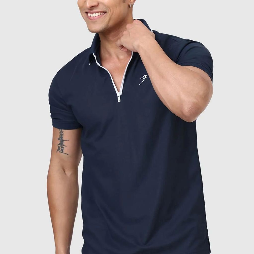 Stride Polo T-shirt Navy