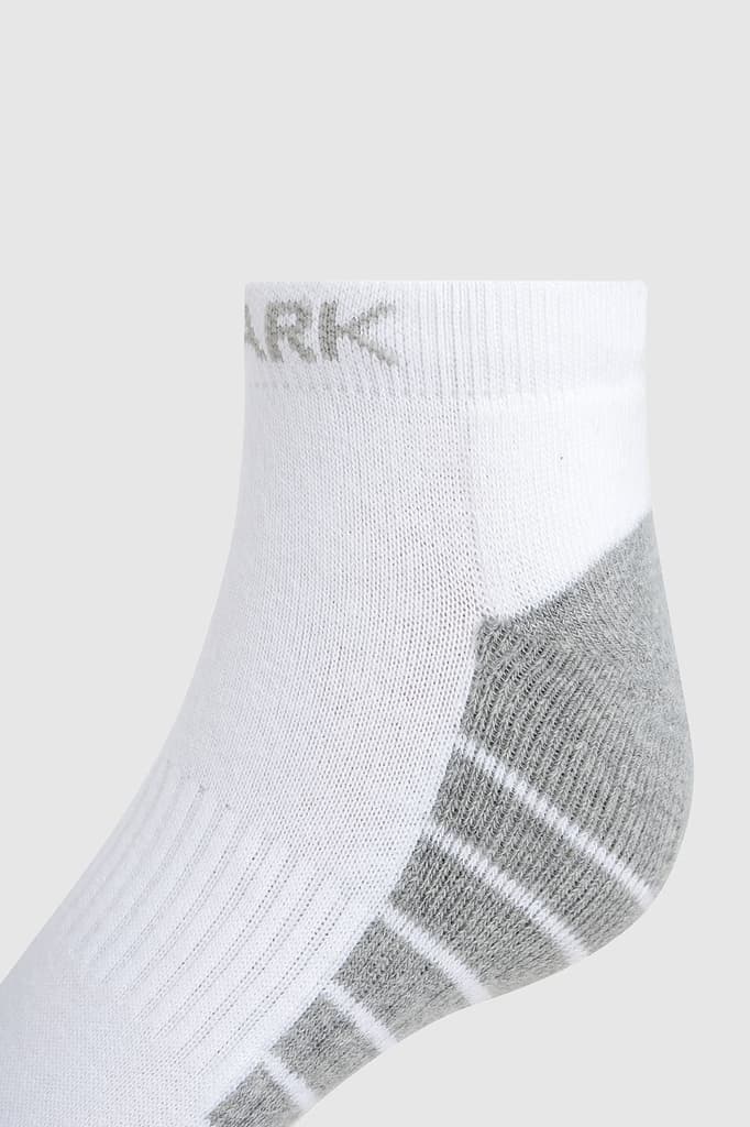 Legacy Ankle Socks White/Grey — photo 2