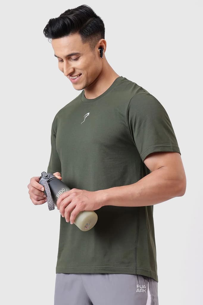 Pulse Running T-shirt Olive — photo 5