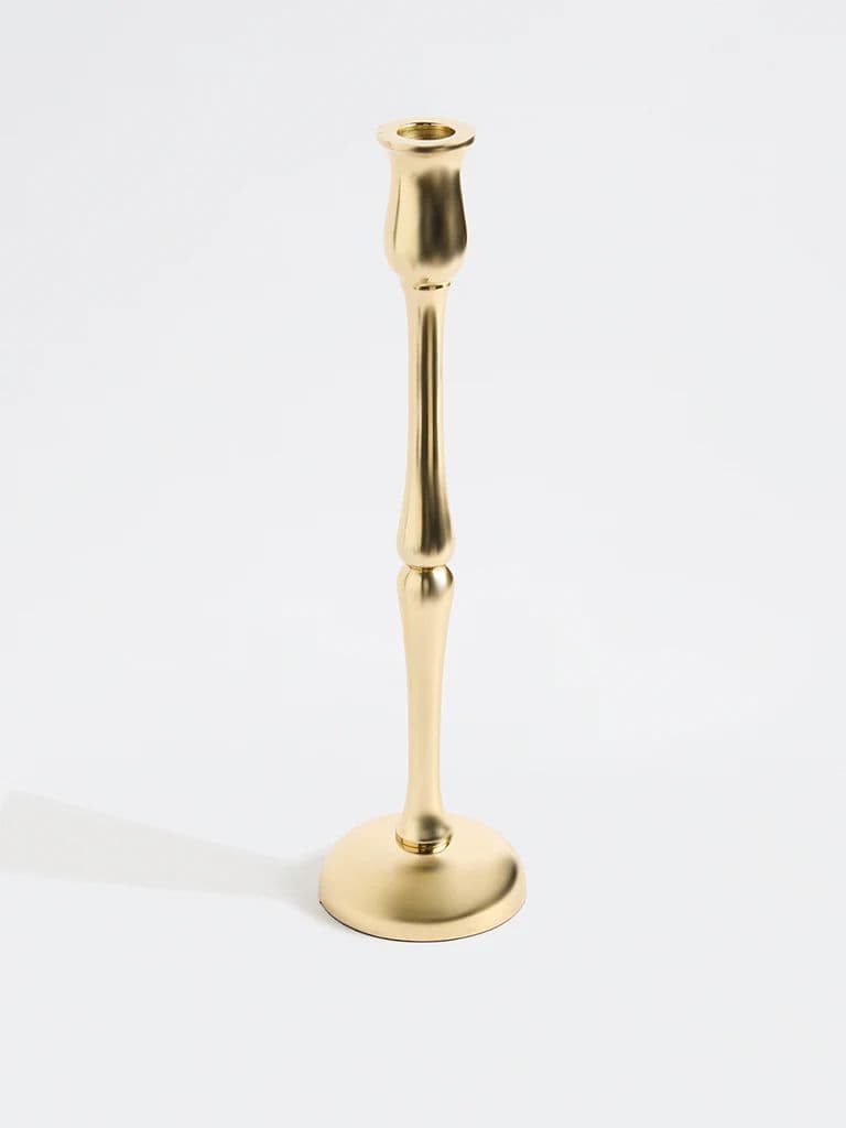 Westside Home Gold Tapered Candle Holder — photo 3