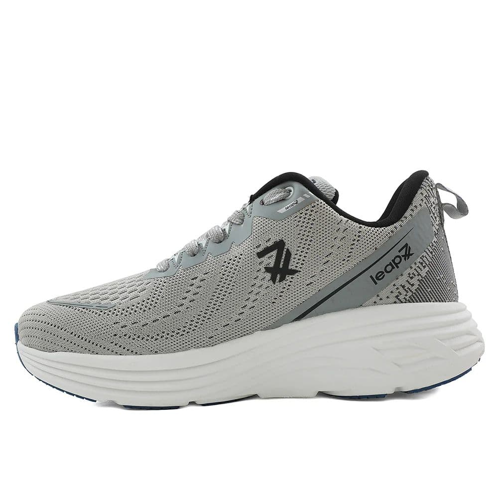Leap7x Light Grey Sports Running Shoes For Men GHD-41 By Liberty — photo 3
