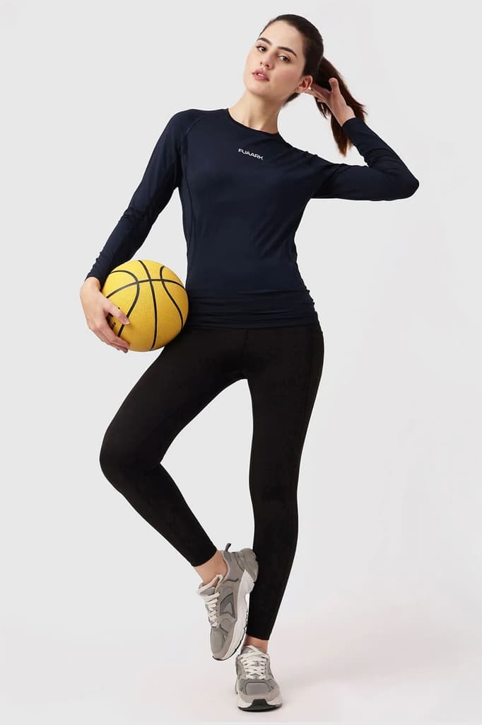 Compression 2.0 Full Sleeves T-shirt Navy — photo 2