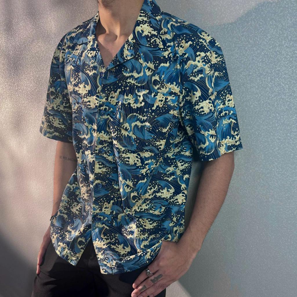 Ocean Wave Dynasty Structured Shirt — photo 3