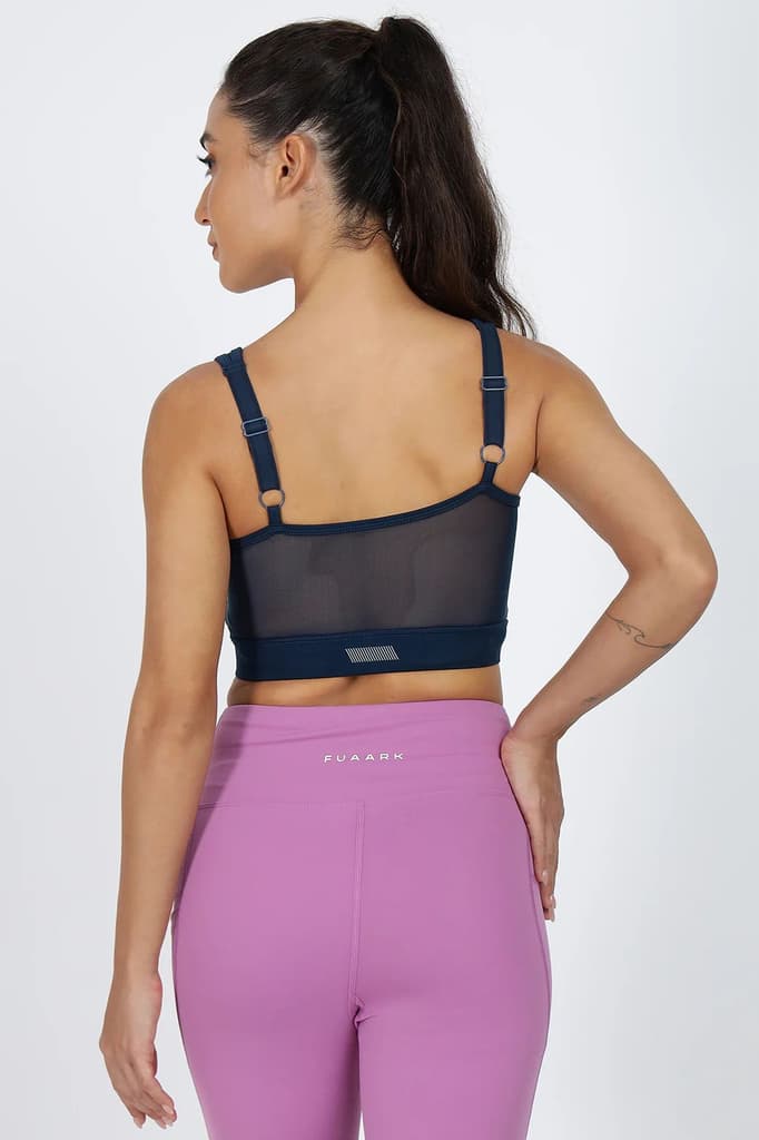 Active Full Support Sports Bra Navy — photo 7