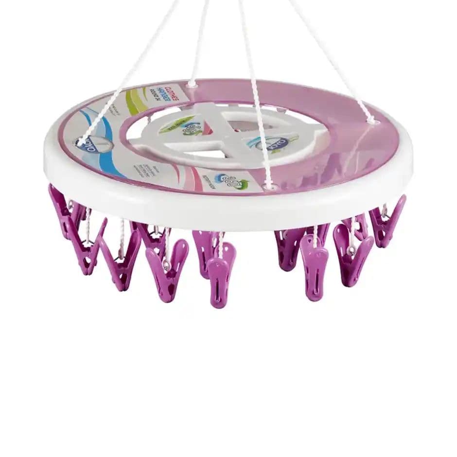 Joyo Plastics 24 Clip Cloth Hanging Hanger (Colour May Vary) — photo 3