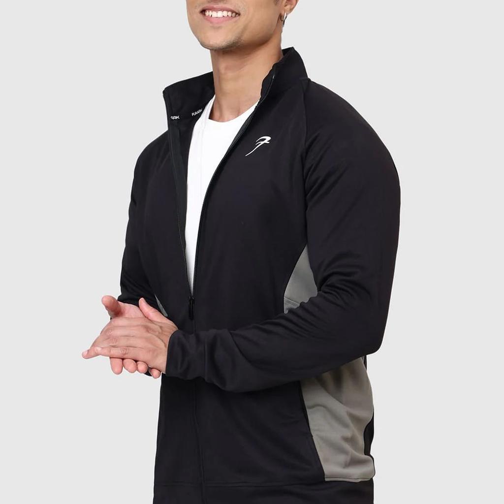 Polish Colourblock Jacket Black