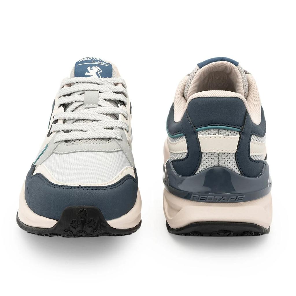 Casual Shoes for Men in Beige and Navy | Low-Cut Lifestyle Shoes. — photo 4