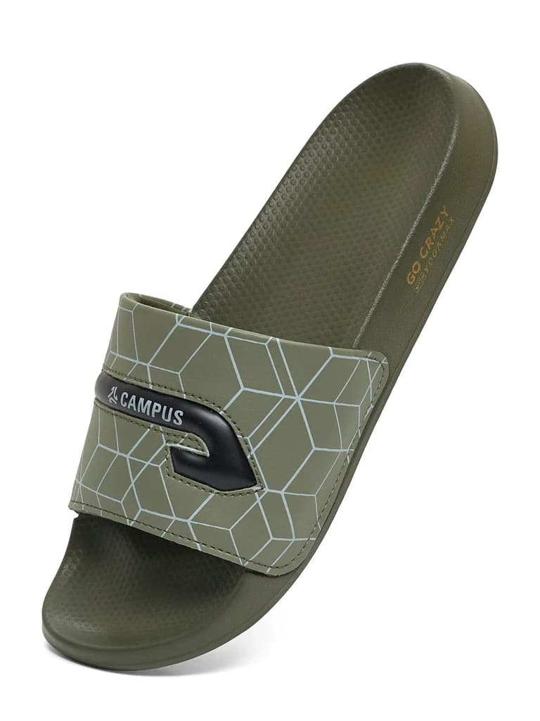 SL-477 Olive Men's Slides — photo 3