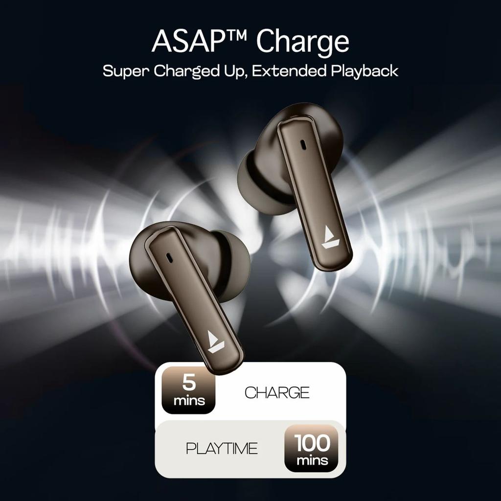 boAt Airdopes 181 Pro SS Edition | TWS Earbuds with 100 Hours Playback, Quad Mics with ENx™, BEAST™ Mode, ASAP™ Charge — photo 8