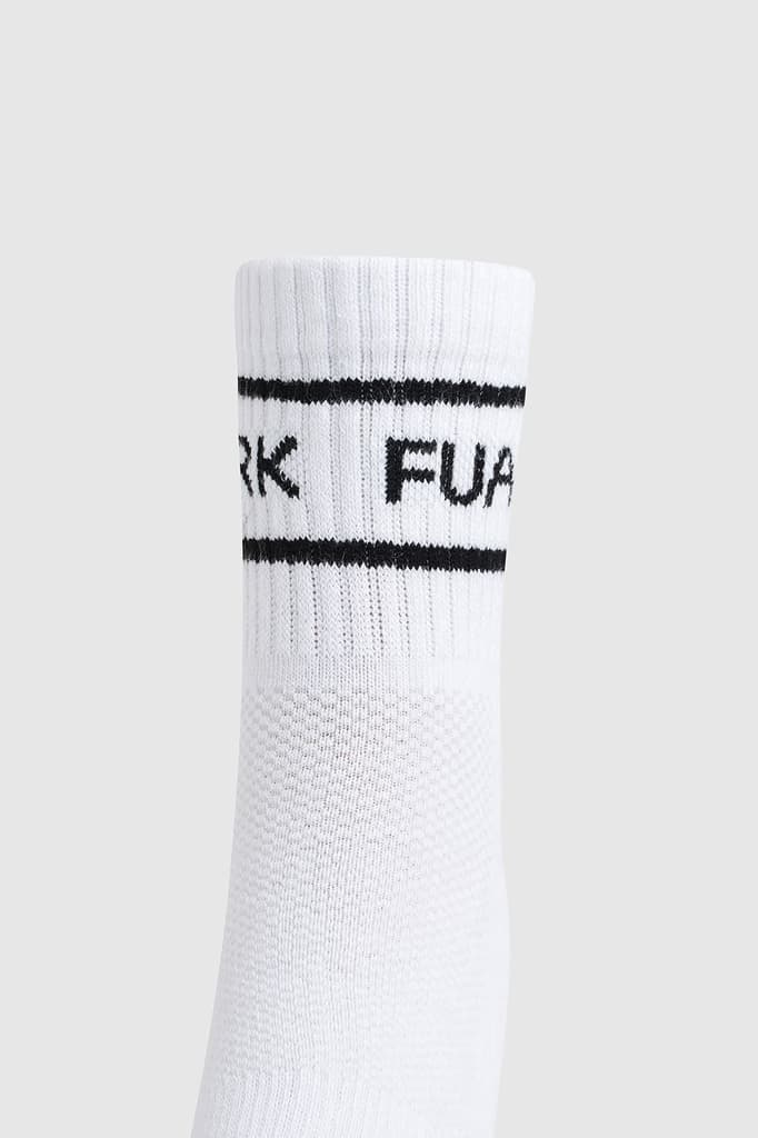 Legacy Quarter Socks White/Black — photo 3