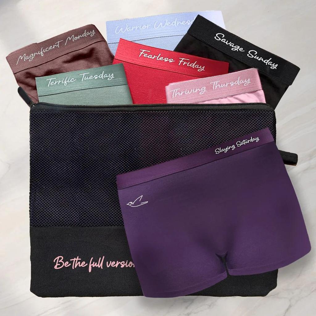 Everyday Expression | Women's Micro-Modal Boyshort | Pack of 7