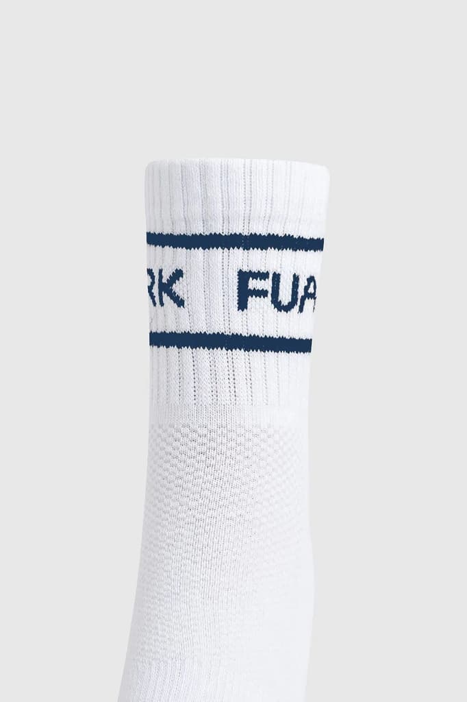 Legacy Quarter Socks White/Teal — photo 2