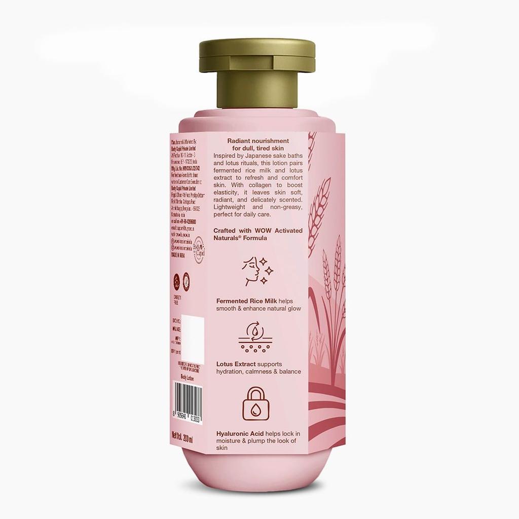 Fermented Rice Milk Brightening Body Lotion Radiance & Lasting